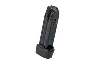 The Beretta APX 21 round magazine features a polymer grip extension